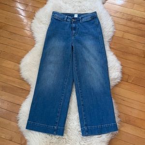 GAP High rise - wide leg crop jeans sz 4/27